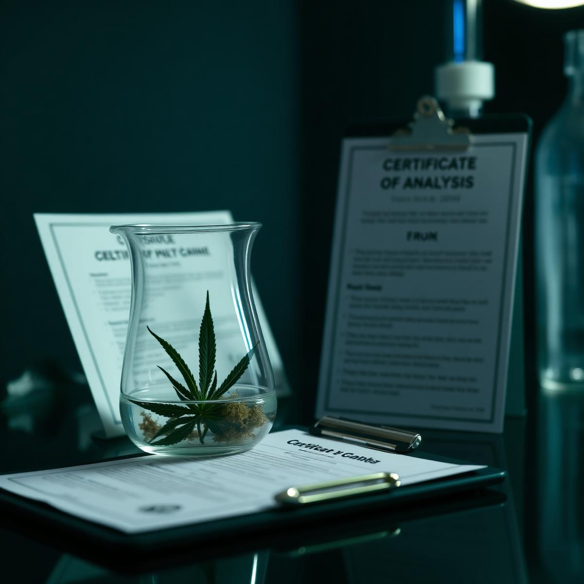 Lab tested hemp-derived THCA flower with Certificate of Analysis